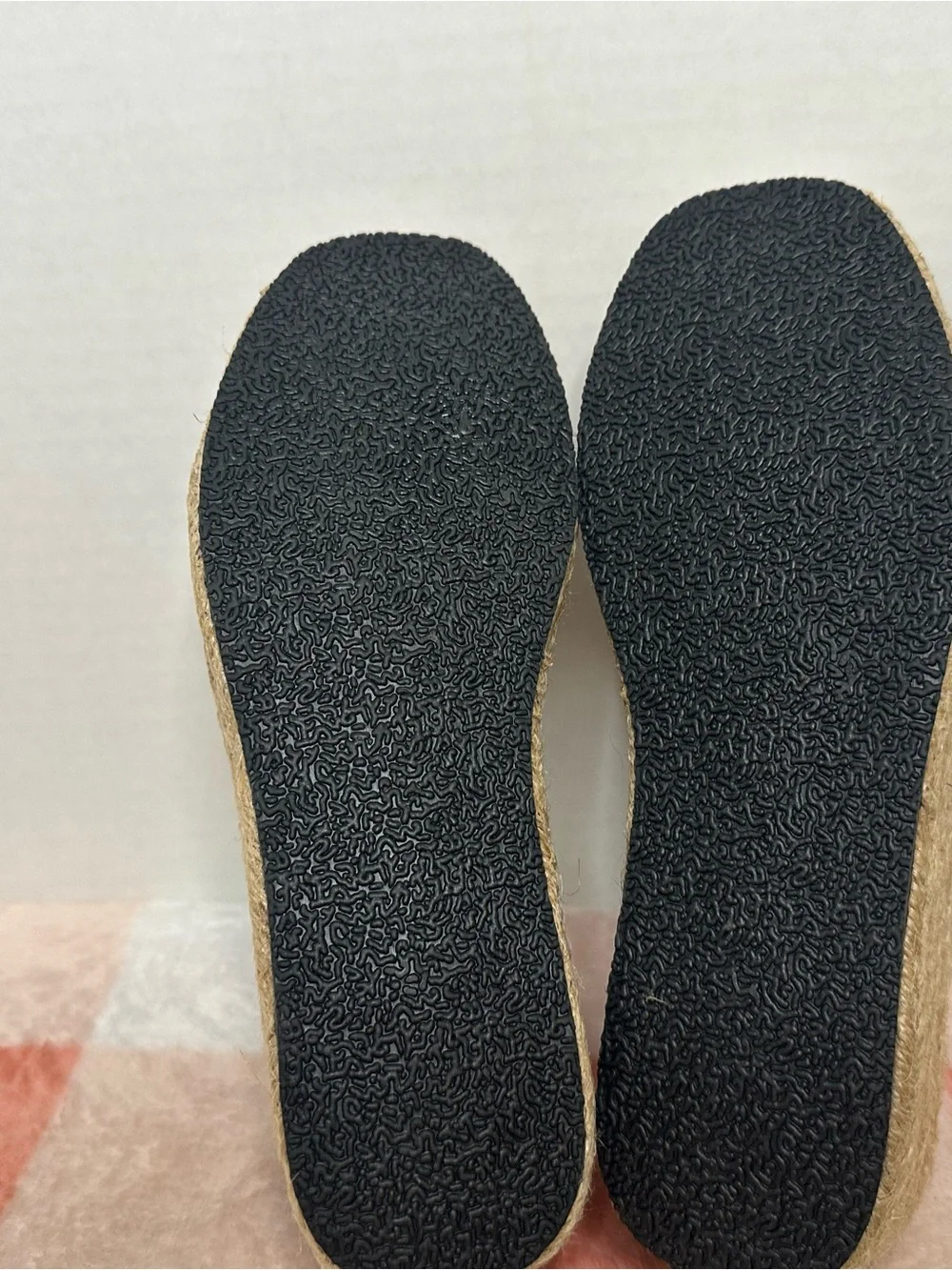 Lulus Corsa size 6 Women's Black Espadrille Platform Sandals